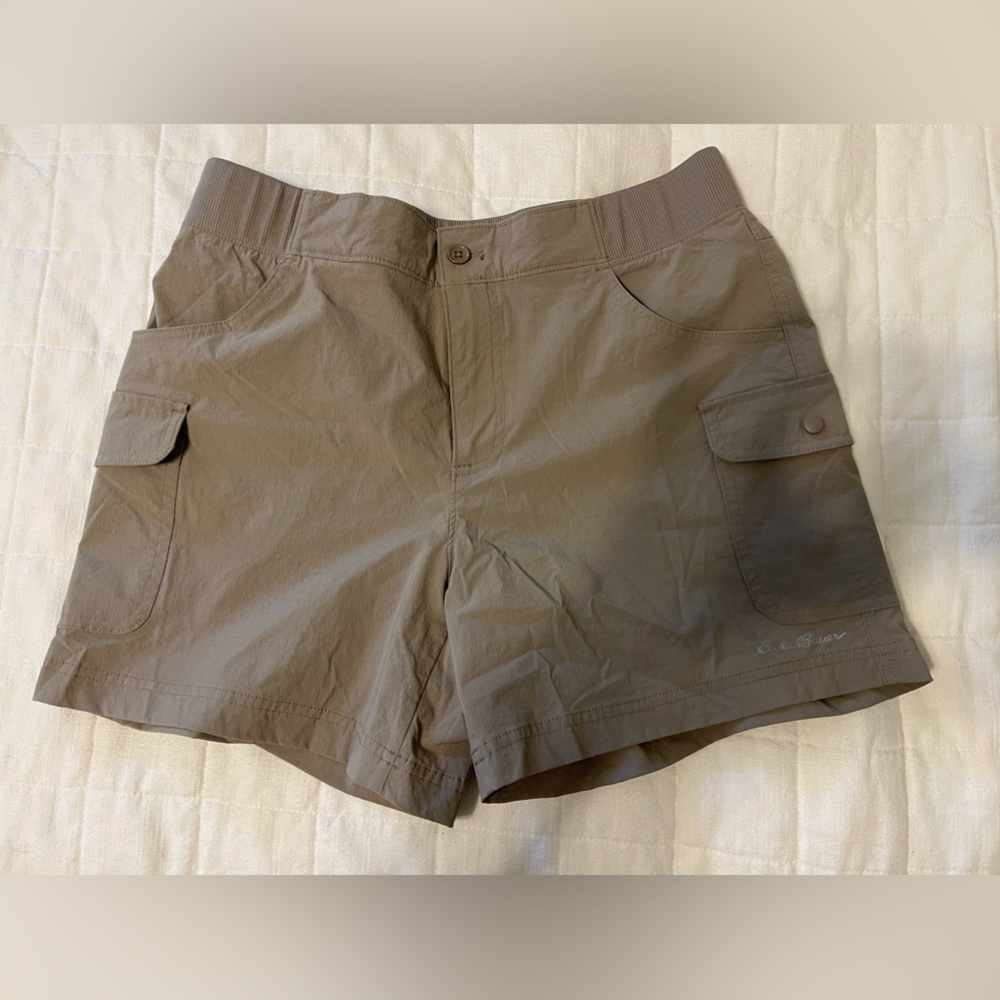 Eddie Bauer Women's Athletic Shorts - Tan